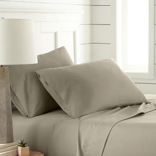 Miniatura 22 de Southshore Fine Living, Inc. Juego de ropa de cama de microfibra de 4 piezas, juego de sábanas tamaño Queen, sábana bajera ajustable de 14 pulgadas