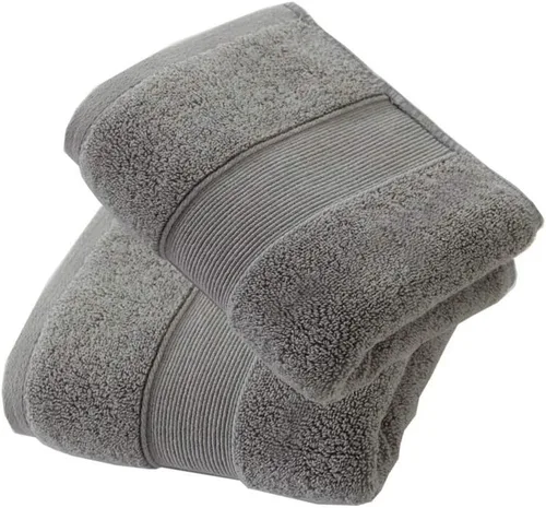 Miniatura 8 de JININQ Toallas de mano de 2 piezas de 700 GSM, 100% algodón para baño, cocina, belleza, spa, gimnasio, toalla facial para el hogar, toallas Negro