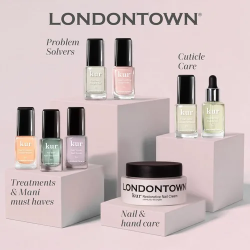 Miniatura 7 de LONDONTOWN kur Relleno de Líneas de Uñas - Suavizador - Fortalecedor - Relleno para Uñas Dañadas y Desiguales - Base Autonivelante y Fortificante
