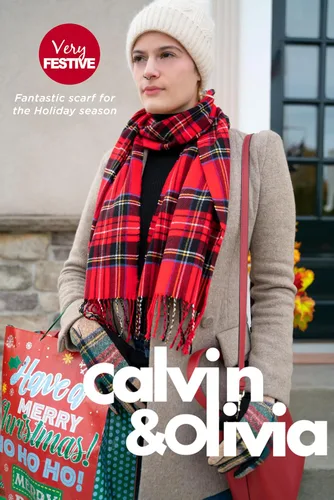 Miniatura 3 de CALVIN & OLIVIA Bufanda ligera y ultrasuave, regalo perfecto para las fiestas para hombres y mujeres