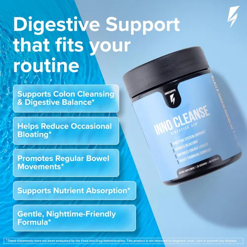 Miniatura 3 de Inno Cleanse - Compuesto de adelgazamiento de cintura Apoyo y ayuda al sistema digestivo Reducción de inflamación Mejora los niveles