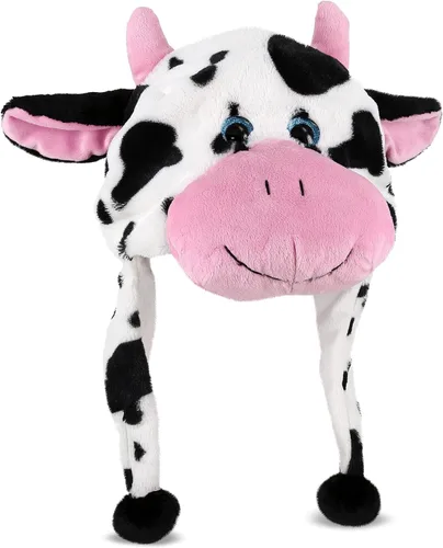 Miniatura 46 de DolliBu Gorro de felpa – Gorro de peluche de forro polar súper suave con orejeras, acogedor sombrero de invierno cálido para niños – Talla única