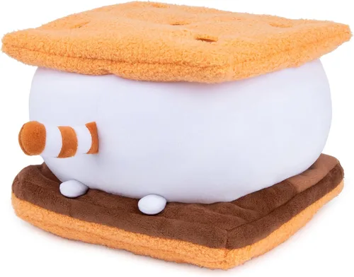 Miniatura 6 de GUND Pusheen S’mores Squisheen de peluche, animal de juguete para mayores de 8 años, marrón/blanco, 12 pulgadas