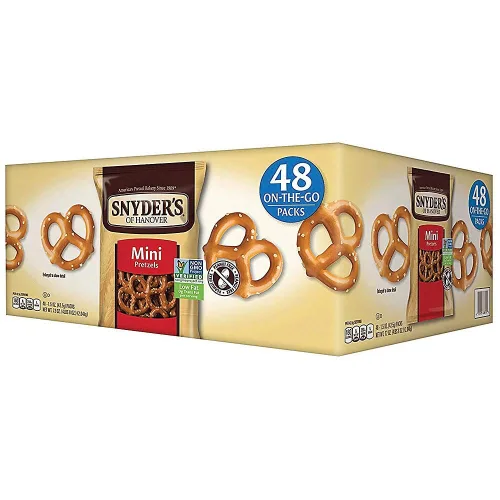 Miniatura 3 de Snyder's - Mini pretzels totalmente naturales sin grasa, 1.5 onzas, paquete de 48