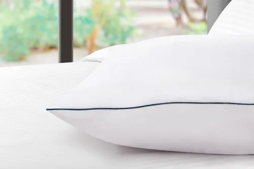 Miniatura 9 de ROYALE LINENS Juego de 2 almohadas tamaño Queen, almohada de cama para dormir, almohada refrescante para personas que duermen de espalda, estómago