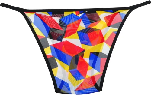 Miniatura 2 de JAXU Men's Cylinder Yarn Bikini Pouch Rope Mini Briefs Underwear Micro Pants