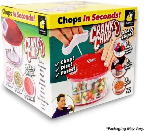 Miniatura 2 de Picador y procesador de alimentos original – Picar dados puré de verduras, cebollas, tomates, ajo, carnes y nueces en cuestión de segundos