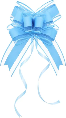 Miniatura 17 de Lazos para envolver regalos, 15 lazos de regalo grandes a granel para paquetes de regalos, cestas de regalo, Navidad, boda y decoración de fiestas