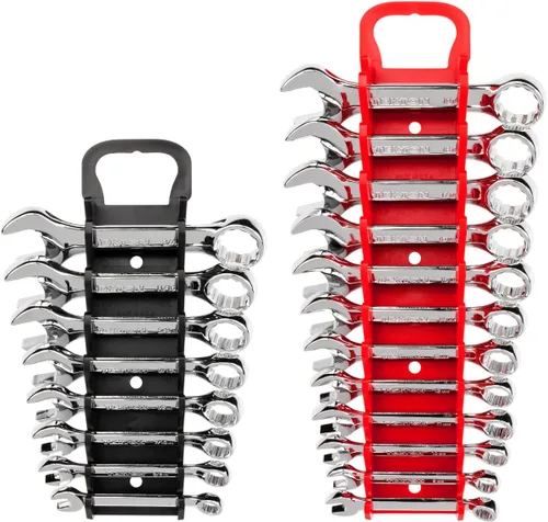 TEKTON WCB91601 - Juego de llaves combinadas con soporte, 20 piezas (5/16-3/4 pulgadas, 0.315-0.748 in)