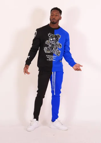 Miniatura 24 de SCREENSHOT Sudadera urbana de forro polar para hombre, diseño de dibujos animados de animación, parche bordado de gel