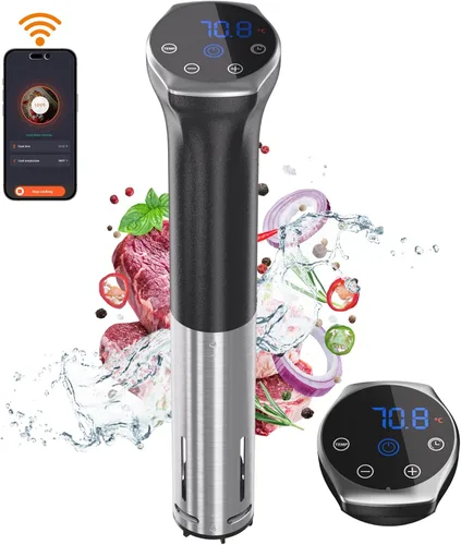 Wifi Sous Vide Cooker 1100W Sous Vide Circulador de inmersión de precisión para filete perfecto, pollo tierno y comidas saludables, ultra silencioso