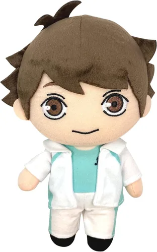 Miniatura 3 de Great Eastern Entertainment Haikyu - Oikawa Aoba (Chaqueta Johsai) Peluche en Pose Sentado 7" de Alto