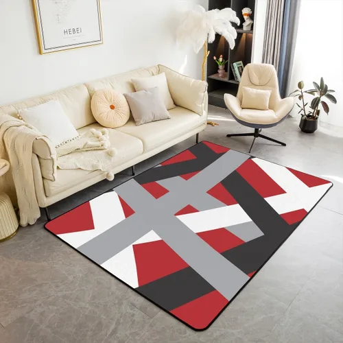 Miniatura 40 de jejeloiu Alfombra de decoración de mármol negro y dorado, alfombra para sala de estar, dormitorio, para niños, niñas, adolescentes, decoración
