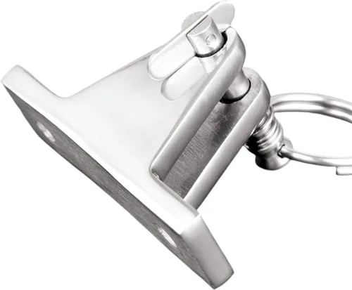 Miniatura 7 de Bisagra de cubierta ajustable de acero inoxidable 316 Bimini Montaje en cubierta lateral Hardware marino 2 uds