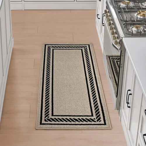 Miniatura 40 de Nautica Alfombra de pasillo Alfombras de interior para pasillos y entradas Alfombra antideslizante y antideslizante para puerta de entrada