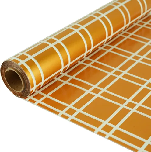 Miniatura 15 de CMFYHM Rollo de Envoltorio de Celofán Transparente (34" x 120 Pies) 3Mil Celofán de Lunares Rojos, Rollo de Envoltorio de Celofán para Regalos