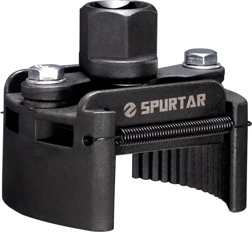 Spurtar Llave Ajustable para Filtro de Aceite 2-3/8 a 3-1/8 Pulgadas 60-80mm Herramienta Universal de Extracción de Filtro de Aceite de 1/2 Pulgada