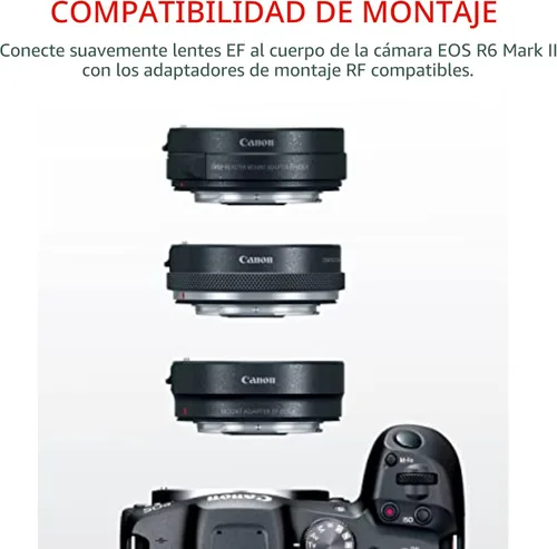 Miniatura 5 de Canon EOS R6 Mark II Cámara sin espejo con lente RF24-105mm F4-7.1 is STM, cámara híbrida de fotograma completo, sensor CMOS de 24.2 megapíxeles