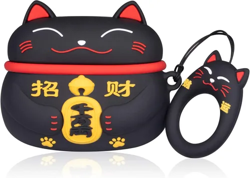 Miniatura 3 de Funda para Airpods Pro 2019/Pro 2 Gen 2022 Lindo, personaje de animales 3D, de silicona, caricatura, divertida, divertida, genial, diseño de llavero