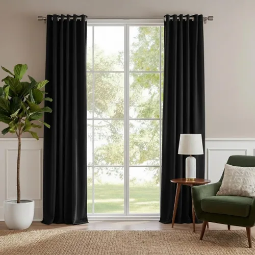 Miniatura 21 de RYB HOME Cortinas de terciopelo beige camello 84 pulgadas, cortinas gruesas de terciopelo para oscurecer la habitación para decoración de granja