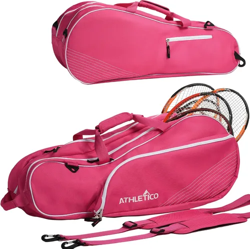 Athletico - Bolsa de tenis y raqueta de raquetbol - Bolsas de tenis para mujeres y hombres para sostener raquetas de tenis, raquetas de raquetbol,