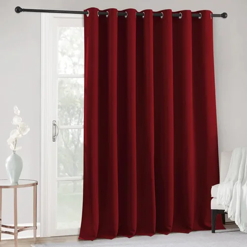 Miniatura 94 de RYB HOME - Cortinas opacas para patio - Cortinas con ojales sólidos, paneles de ventana grandes, eficiencia energética, cortinas de privacidad