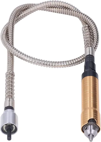 Miniatura 5 de Mandril de extensión de eje flexible, adaptador de llave de portabrocas de 0.01-0.26 pulgadas, accesorio flexible para taladro eléctrico herramienta