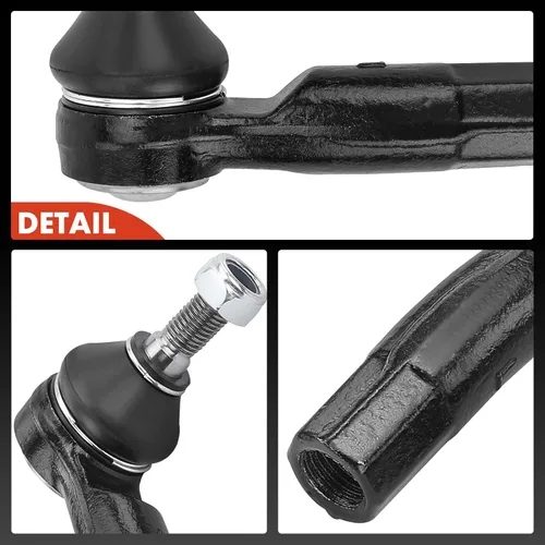Miniatura 7 de A-Premium 2 extremos de barra de acoplamiento exteriores delanteros, compatibles con Volkswagen Jetta, Passat, Golf (R & Alltrack y SportWagen)