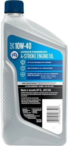 Miniatura 3 de Valvoline Aceite de motor sintético completo Powersport de 4 tiempos, 1 cuarto de galón (paquete de 6)