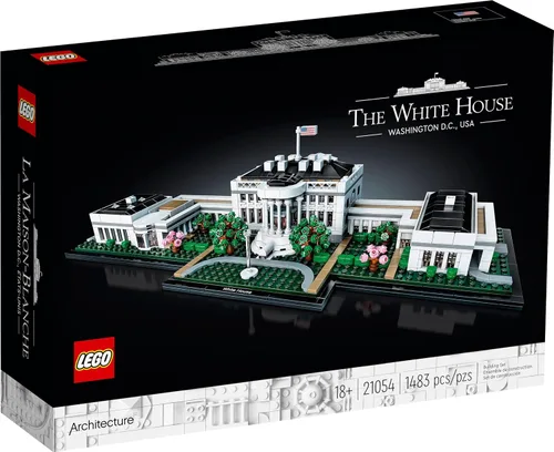 Miniatura 5 de LEGO Colección de arquitectura: The White House 21054 - Kit de construcción de modelos, set creativo para adultos y adolescentes, proyecto