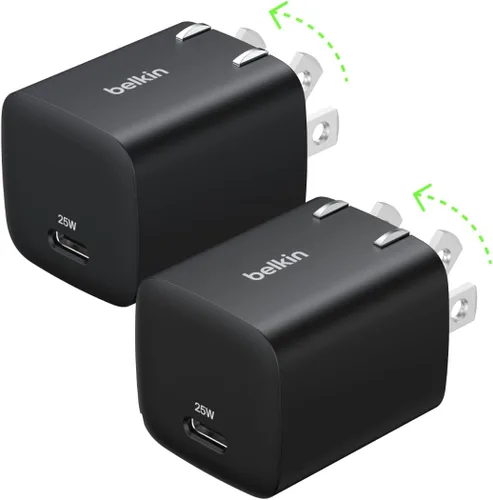 Miniatura 12 de Bloque de Carga USB C Belkin 25W – Carga Súper Rápida PD3.0 PPS - Samsung Galaxy S25, S24, Apple iPhone 17, Air, Pro, Pro Max, AirPods, Apple Watch