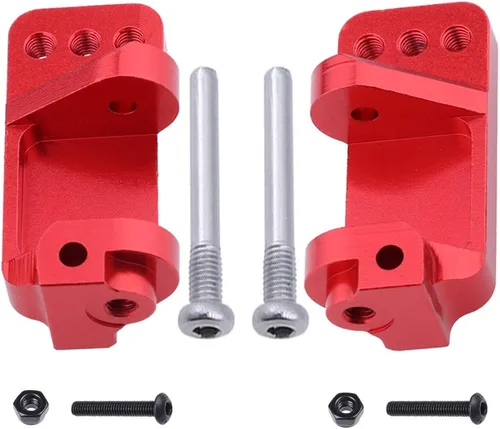 Miniatura 6 de Hobbypark Bloques de ruedas de aleación de aluminio para RC 1/10 Traxxas 2WD Slash, Stampede, Rustler, Nitro Slash, reemplaza la parte 3632 (verde)