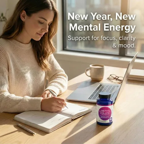 Miniatura 8 de MD Life L-metilfolato 5 mg - Suplemento de metilfolato activo de grado profesional - Suplementos MTHFR de máxima potencia - L metilfolato 5 mg 90