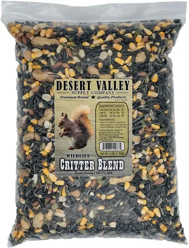 Desert Valley Critter Blend, alimento natural de primera calidad para aves silvestres y aves silvestres para ardillas, conejos, arrendajos ardillas,