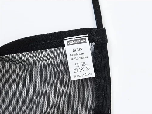 Miniatura 6 de TANBOM Tanga para hombre, con espalda en Y, de tiro bajo, transpirable, cómoda, de nailon, con bolsa