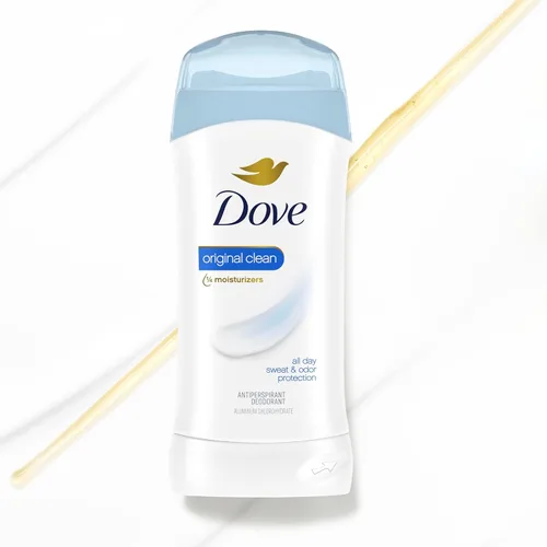 Miniatura 4 de Dove Desodorante antitranspirante invisible sólido, 2 unidades de limpieza original, para mujeres, para protección durante todo el día contra