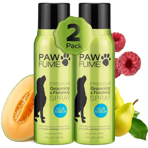 Miniatura 17 de PAWFUME - Perfume en aerosol para perros para aseo, cinta azul, paquete de 1 – Mantén a tu cachorro fresco todo el día – Probiótico, sin alcohol
