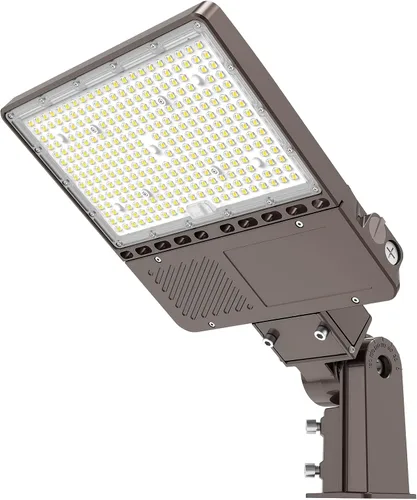 Miniatura 22 de Luz de estacionamiento LED de 480 V 150 W ETL Listado comercial 22500LM LED Shoebox Pole Luces de inundación 5000K IP65 Área al aire libre