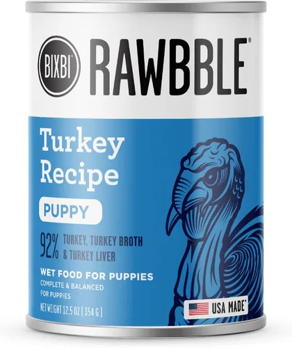 Miniatura 9 de BIXBI Rawbble - Alimento húmedo enlatado sin granos para perros, receta de cordero, latas de 12.5 onzas (paquete de 12)