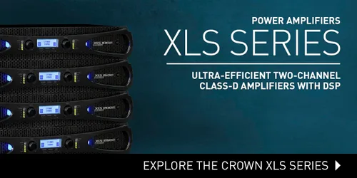 Miniatura 6 de Crown XLS1002 Amplificador de Potencia Profesional DriveCore de Clase D de 2 Canales con DSP, Filtros de Paso de Banda y Limitadores Peakx. Entradas