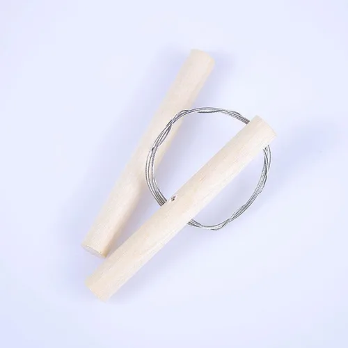 Miniatura 6 de EXCEART Cortador de arcilla de alambre con mango de madera, alambre de acero, herramienta de corte de arcilla de plastilina de queso, línea