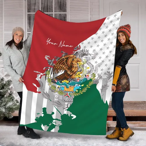 Miniatura 23 de Manta de México personalizada con nombre para hombres y mujeres, manta personalizada con bandera de México, manta de bandera mexicana, regalo