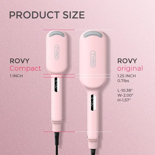 Miniatura 9 de TYMO ROVY - Rizador de pelo iónico con 3 barriles de cerámica para mujeres, doble voltaje, antiquemaduras, fácil de usar, para crear ondas de playa