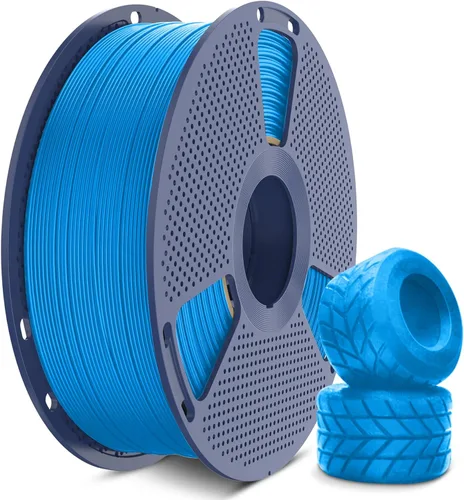 Miniatura 25 de SUNLU TPU - Filamento para impresora 3D de 1.75mm, filamento TPU de alta velocidad 95A, filamento 3D flexible de 1KG para impresión rápida, 35.27 oz