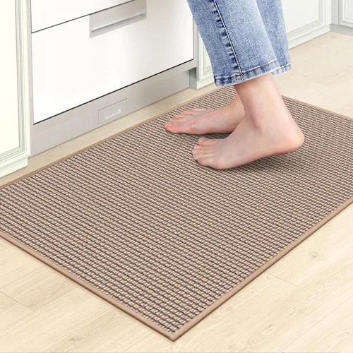 Miniatura 10 de Tapetes de cocina para piso, alfombras de cocina, antideslizantes, lavables, absorbentes, alfombra de camino de cocina para delante del fregadero