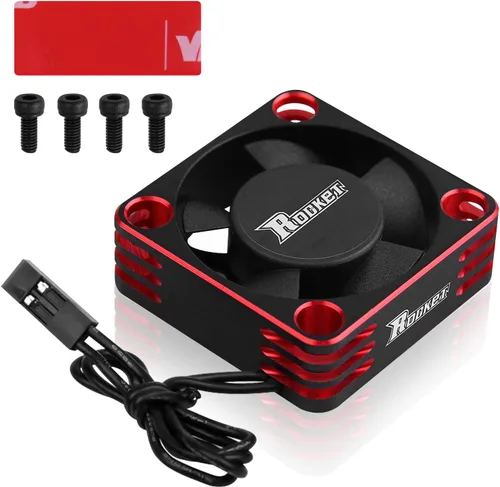 Ventilador de refrigeración del motor 30mm ARRAROWN Disipador de calor para modelo RC 28000RPM Ventilador de refrigeración ESC para coche RC escala