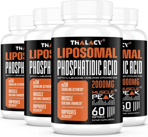 Miniatura 8 de 2000 mg de ácido fosfatídico liposomal (PA), suplementos de construcción muscular de alta absorción para hombres y mujeres Ganador de músculo