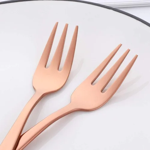 Miniatura 61 de Baikai - Juego de 12 tenedores para aperitivos, de acero inoxidable 18/10, con acabado de acero inoxidable, para cóctel, mini ensalada y fruta, 5.5