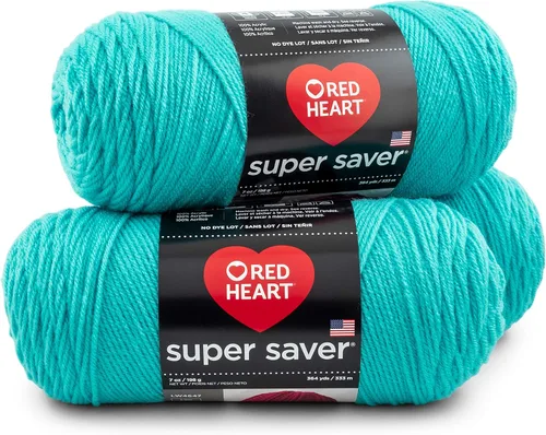 Miniatura 13 de Red Heart - Hilo Super Saver, paquete de 3, color rojo cereza, 3