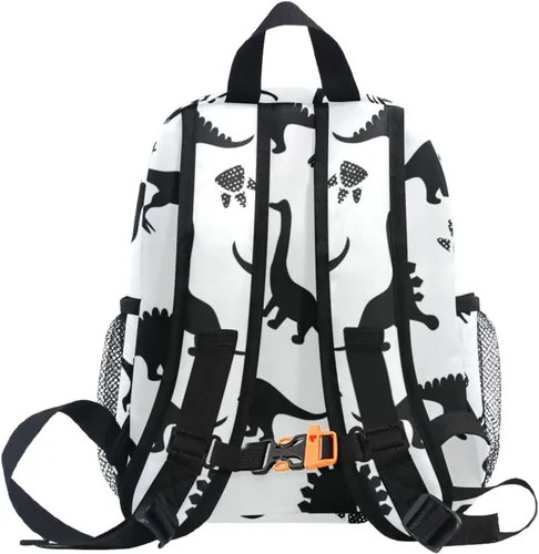 Miniatura 5 de Mochila personalizada con nombre de dinosaurio para niños pequeños, Multi, Tamaño único, Lindo